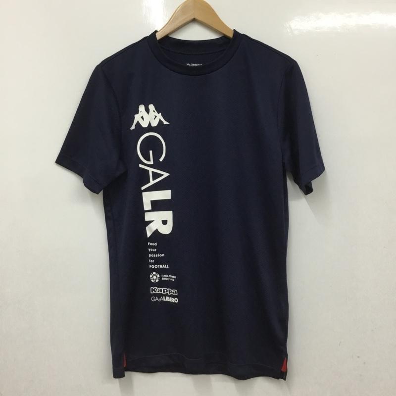 カッパ Kappa Tシャツ 半袖 KF812TS25 半袖プラクティスシャツ タグ付き L ロゴ、文字 紺 / ネイビー /  メンズ USED 古着 中古 10136484