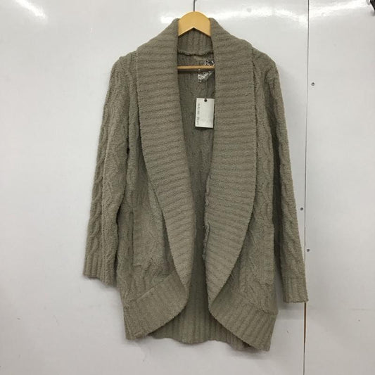 ベアフットドリームズ BAREFOOT DREAMS カーディガン 長袖 M 無地 ベージュ / ベージュ /  メンズ USED 古着 中古 10130048
