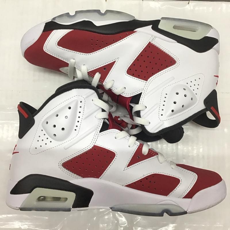 ナイキ NIKE スニーカー スニーカー CT8529 106 AIR JORDAN 6 RETRO 28.5cm 箱有 28.5cm ロゴ、文字 白 / ホワイト / X 黒 / ブラック / X 赤 / レッド /  メンズ USED 古着 中古 10113419