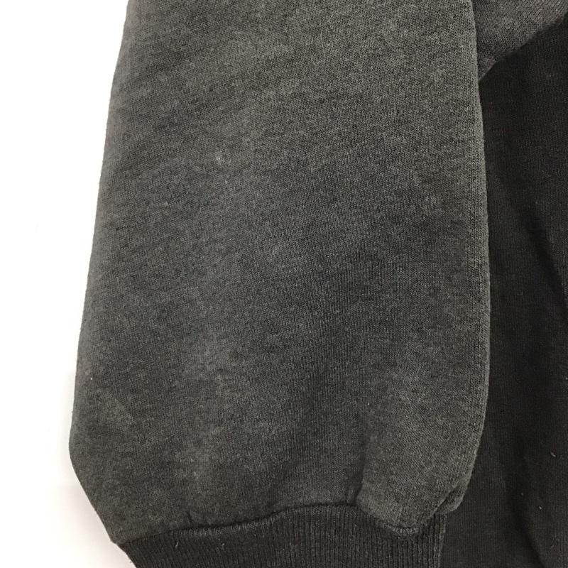 ヘインズ HANES トレーナー 長袖 長袖スウェット クルーネックカットソー トレーナー L 無地 灰 / グレー /  メンズ USED 古着 中古 10138417