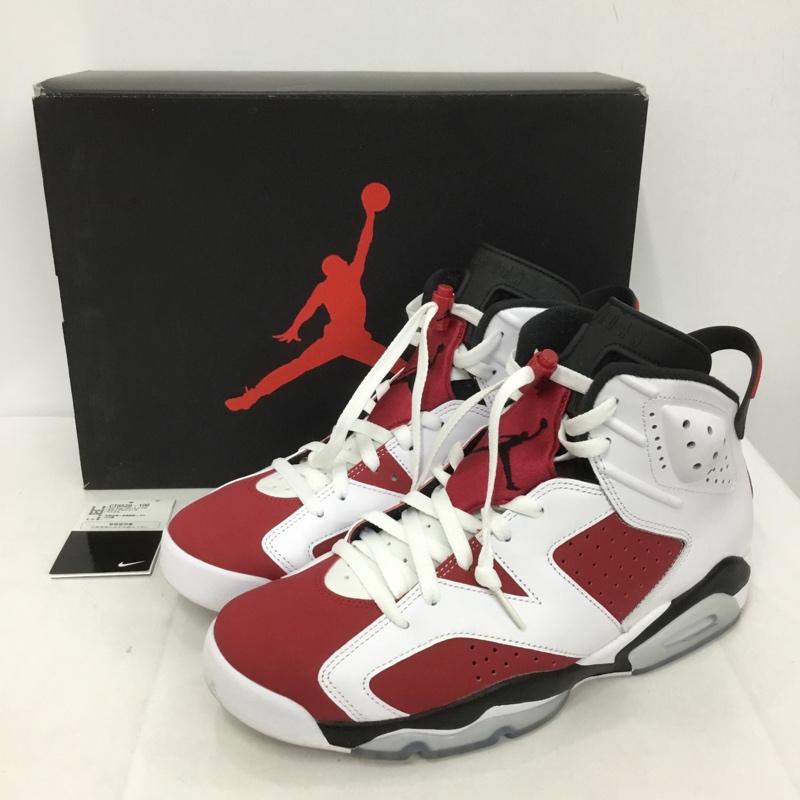 ナイキ NIKE スニーカー スニーカー CT8529-106 AIR JORDAN 6 RETRO 28cm 箱有 28.0cm ロゴ、文字 白 / ホワイト / X 黒 / ブラック / X 赤 / レッド /  メンズ USED 古着 中古 10128885