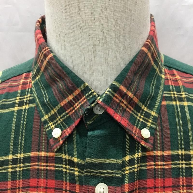 エディーバウアー Eddie Bauer シャツ、ブラウス 長袖 長袖シャツ カラーシャツ ポケットシャツ 長袖カットソー チェックシャツ M チェック マルチカラー / マルチカラー /  メンズ USED 古着 中古 10114808