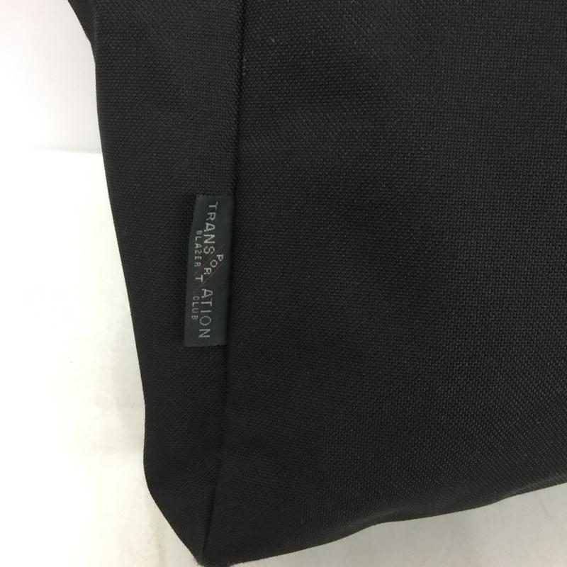 古着 USED トートバッグ トートバッグ TRANSPORTATION ビッグトート 無地 黒 / ブラック /  メンズ USED 古着 中古 10140439