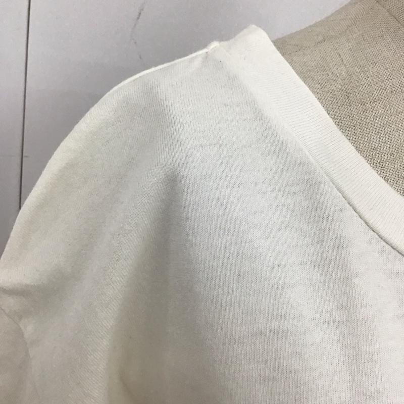 ニコアンド niko and... ワンピース ロングスカート ST92CD11KO Tシャツワンピース 半袖 3 ロゴ、文字 白 / ホワイト /  レディース USED 古着 中古 10114754