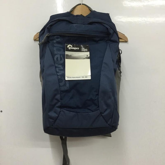 ロープロ Lowepro リュックサック、デイパック リュックサック、デイバッグ Photo Hatchback 22L カメラバッグ カメラリュック ロゴ、文字 紺 / ネイビー /  メンズ USED 古着 中古 10135395