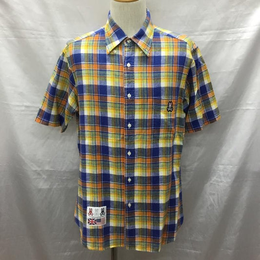 サイコバニー Psycho Bunny シャツ、ブラウス 半袖 半袖シャツ カラーシャツ 半袖カットソー チェックシャツ XL チェック マルチカラー / マルチカラー /  メンズ USED 古着 中古 10119400