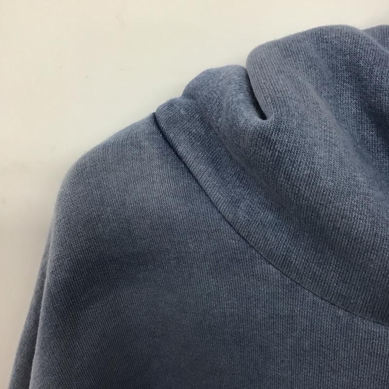 ザラ ZARA パーカー 長袖 長袖パーカー プルオーバーパーカー スウェット L 無地 水色 / ライトブルー /  メンズ USED 古着 中古 10145653