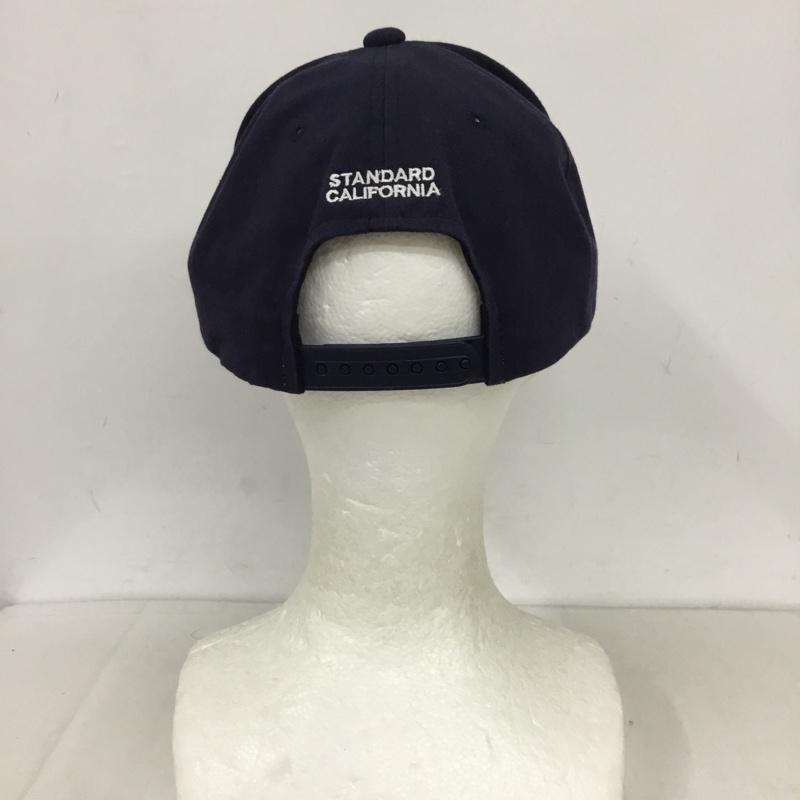 スタンダード カリフォルニア STANDARD CALIFORNIA 帽子 キャップ VANS Checker Logo Twill Cap VANS-17AW-CAP ロゴ、文字 紺 / ネイビー /  メンズ USED 古着 中古 10130417