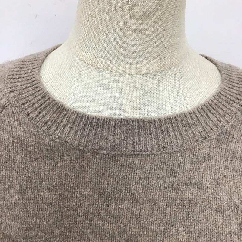 ミラオーウェン Mila Owen ニット、セーター 長袖 09WNT195033 ドルマンスリーブ 1 無地 茶 / ブラウン /  レディース USED 古着 中古 10107511