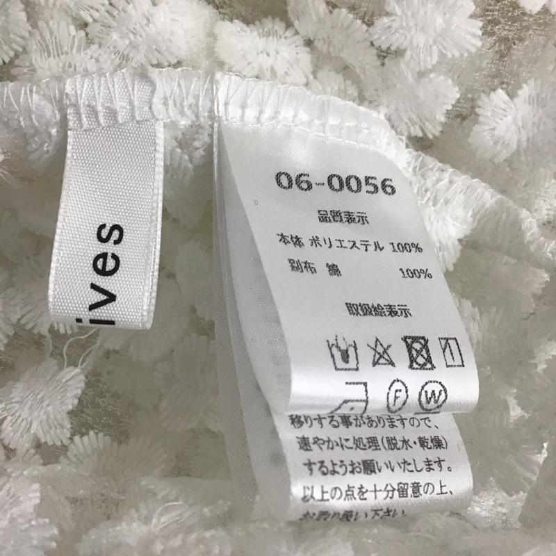 アルシーヴ archives カットソー 長袖 無地 白 / ホワイト /  レディース USED 古着 中古 10107586
