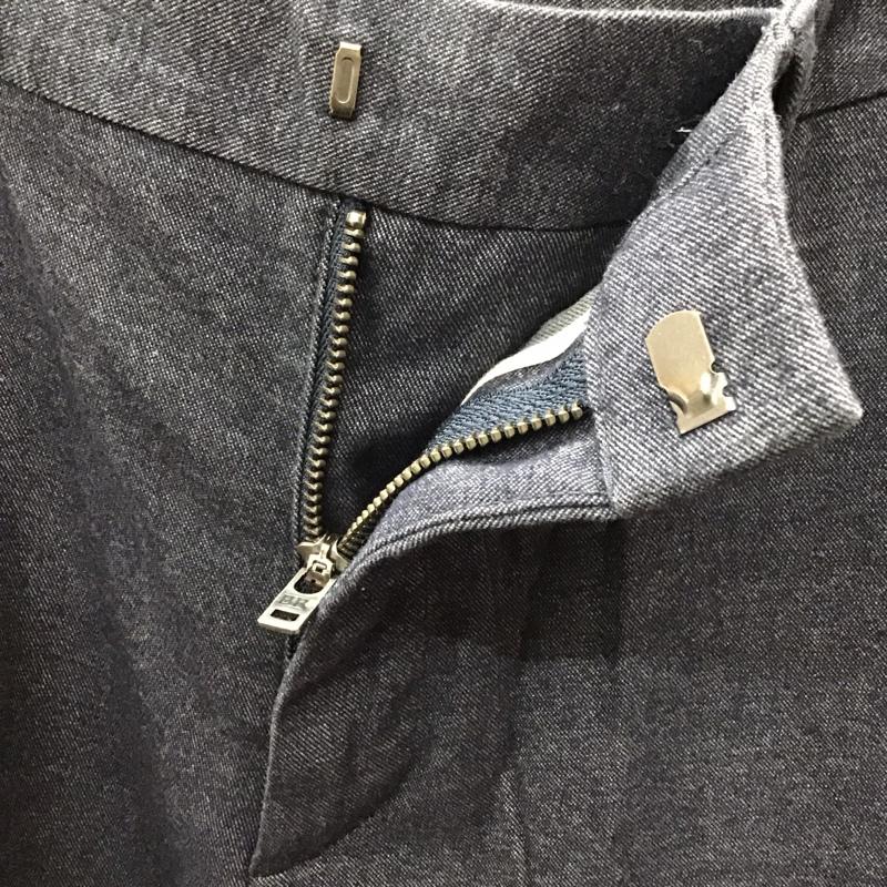 バナナリパブリック BANANA REPUBLIC パンツ スラックス スリムスラックスパンツ センタータックパンツ 31インチ 無地 灰 / グレー /  メンズ USED 古着 中古 10116879