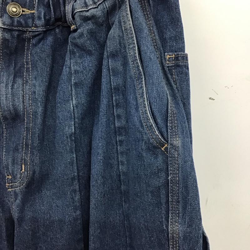シーピーシーエム CPCM パンツ デニム、ジーンズ デニムパンツ ワイドパンツ カジュアルパンツ L 無地 インディゴ / インディゴ /  メンズ USED 古着 中古 10144928