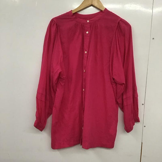 ニコアンド niko and... シャツ、ブラウス 長袖 M 無地 桃 / ピンク /  レディース USED 古着 中古 10132768