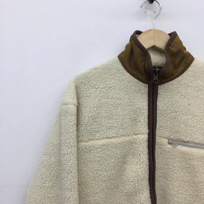 アダムエロペ ADAM ET ROPE  ジャケット、上着 ジャンパー、ブルゾン ADAM ET ROPE　フリースジャケット M ベージュ / ベージュ / X 茶 / ブラウン /  メンズ USED 古着 中古 10120722
