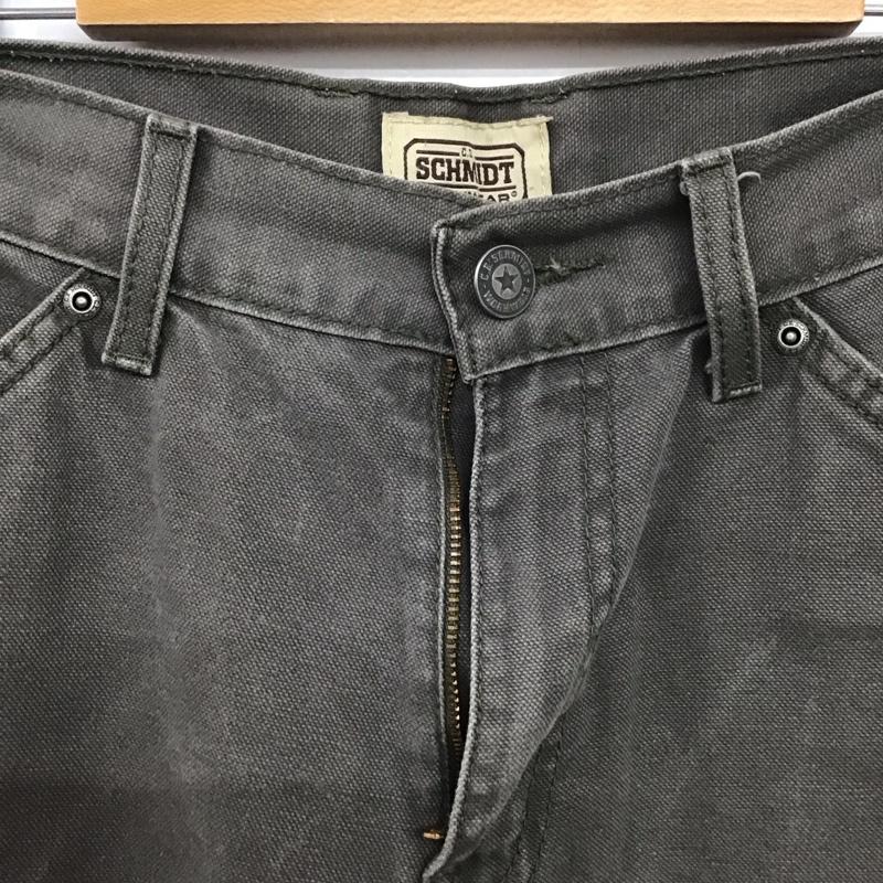 古着 USED パンツ ワークパンツ、ペインターパンツ ワークパンツ ワイドパンツ カジュアルパンツ 古着 34 無地 ダークグレー / ダークグレー /  メンズ USED 古着 中古 10148188