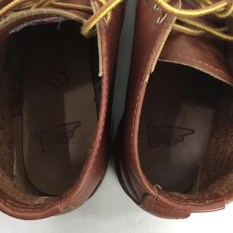 レッドウィング RED WING ブーツ ショートブーツ 3139 クラシック チャッカ 8 1/2D 26.5cm 26.5cm 無地 茶 / ブラウン /  メンズ USED 古着 中古 10143020