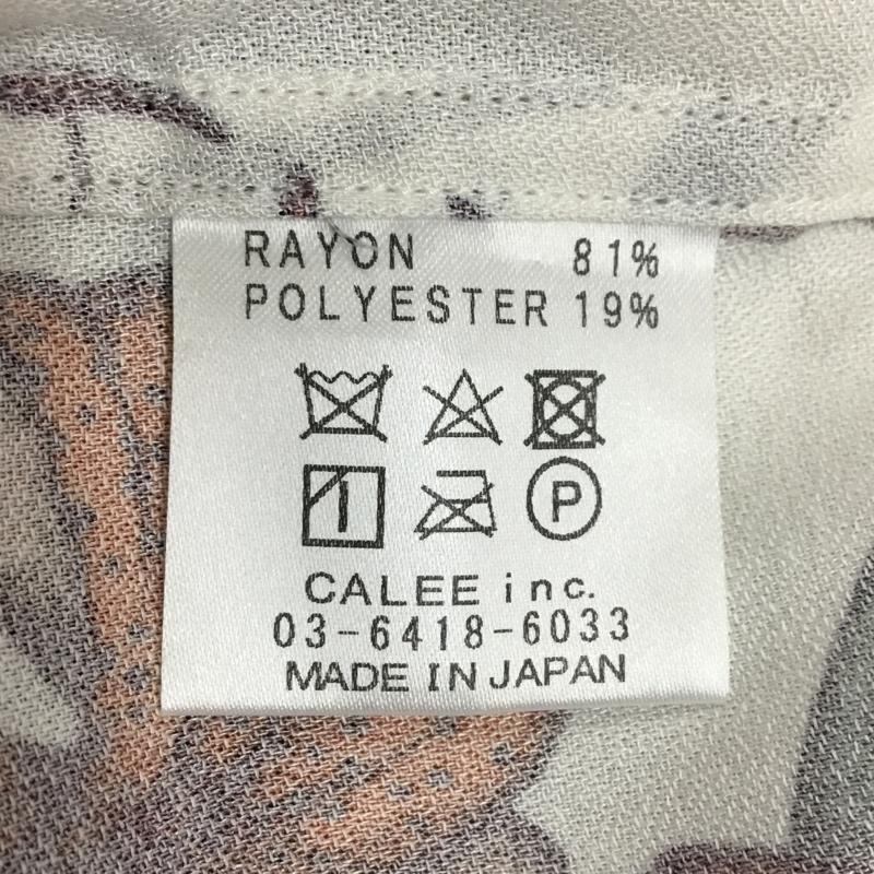 キャリー CALEE シャツ、ブラウス 半袖 オープンカラー M 花柄 マルチカラー / マルチカラー /  メンズ USED 古着 中古 10117215