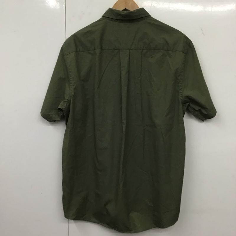 古着 USED シャツ、ブラウス 半袖 L 無地 カーキ / カーキ /  メンズ USED 古着 中古 10134937