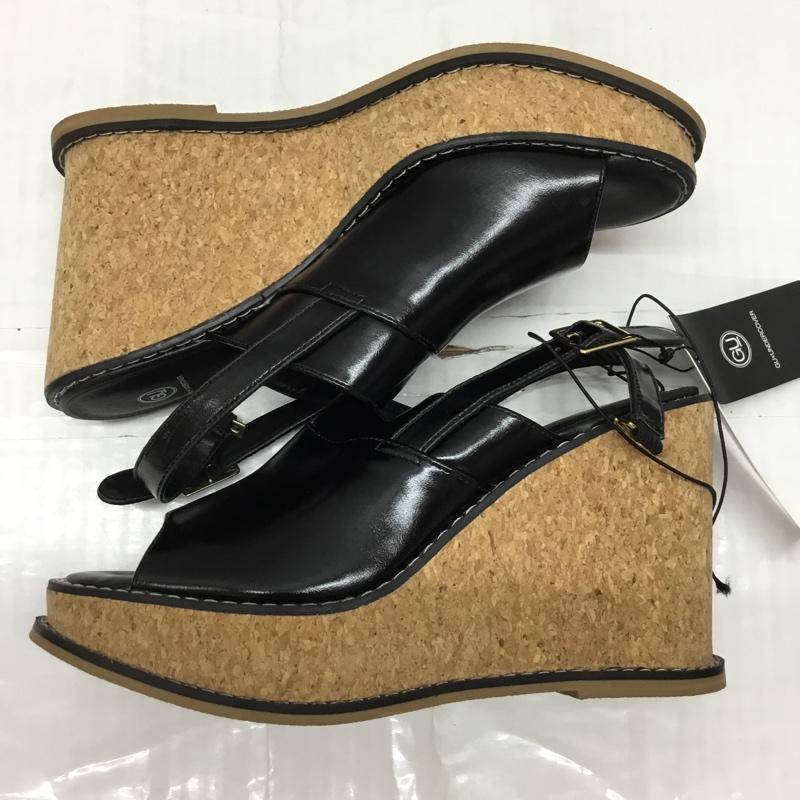 ジーユー GU サンダル サンダル UNDERCOVER ウェッジサンダル タグ付き XL XL 無地 黒 / ブラック /  レディース USED 古着 中古 10120556