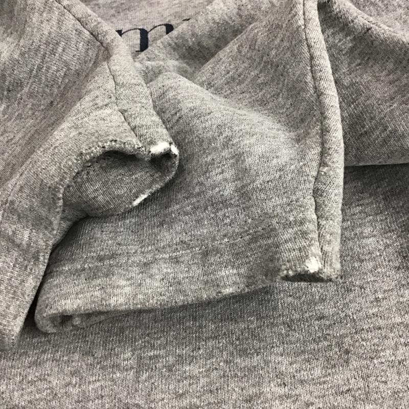 トミーヒルフィガー TOMMY HILFIGER トレーナー 長袖 長袖トレーナー スウェット クルーネック プルオーバー 90s L ロゴ、文字 灰 / グレー /  メンズ USED 古着 中古 10141820