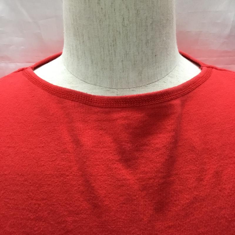 メイヨ スプルース MAYO SPRUCE カットソー 長袖 長袖カットソー クルーネックカットソー ロングスリーブカットソー M 無地 赤 / レッド /  メンズ USED 古着 中古 10118628