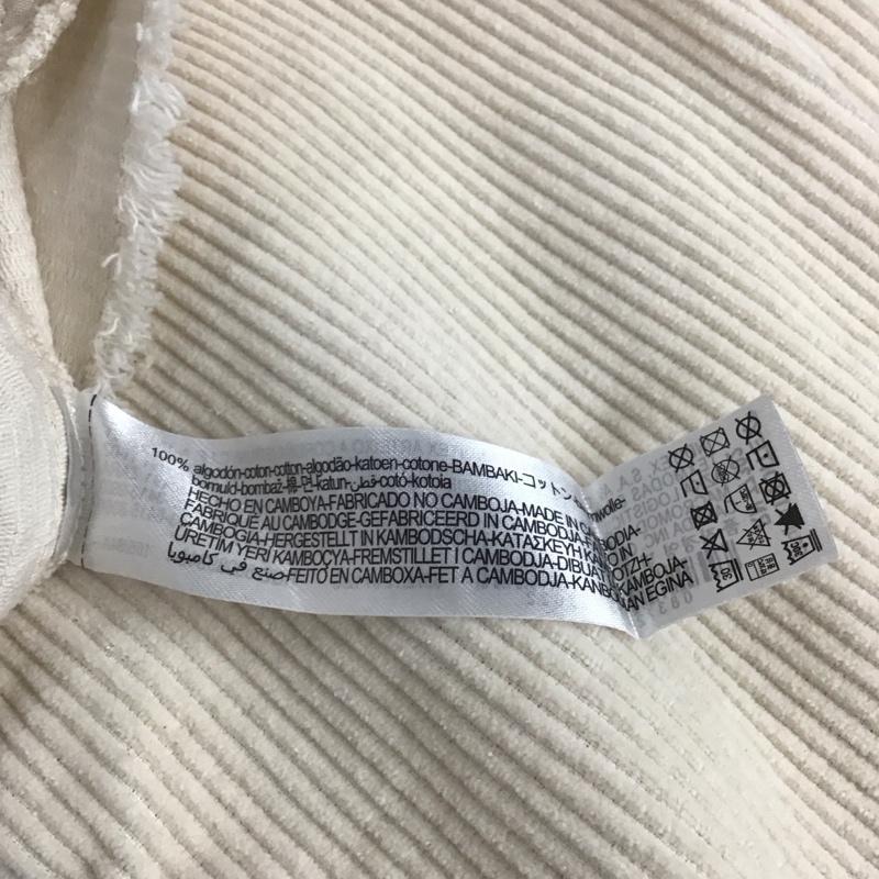 ザラ ZARA ジャケット、上着 ジャケット、ブレザー コーデュロイジャケット カジュアルジャケット アウター S 無地 アイボリー / アイボリー /  レディース USED 古着 中古 10143759