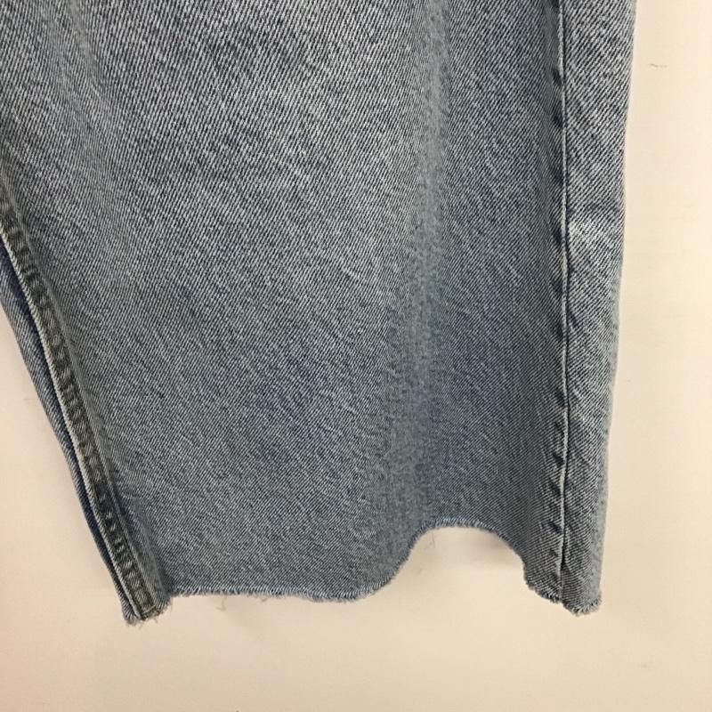 ザラ ZARA パンツ デニム、ジーンズ 36 無地 水色 / ライトブルー /  レディース USED 古着 中古 10130992