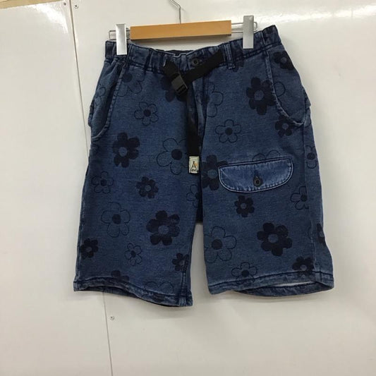ゴースローキャラバン go slow caravan パンツ ショートパンツ ショートパンツ ハーフパンツ カジュアルパンツ 3 プリント インディゴ / インディゴ /  メンズ USED 古着 中古 10130142