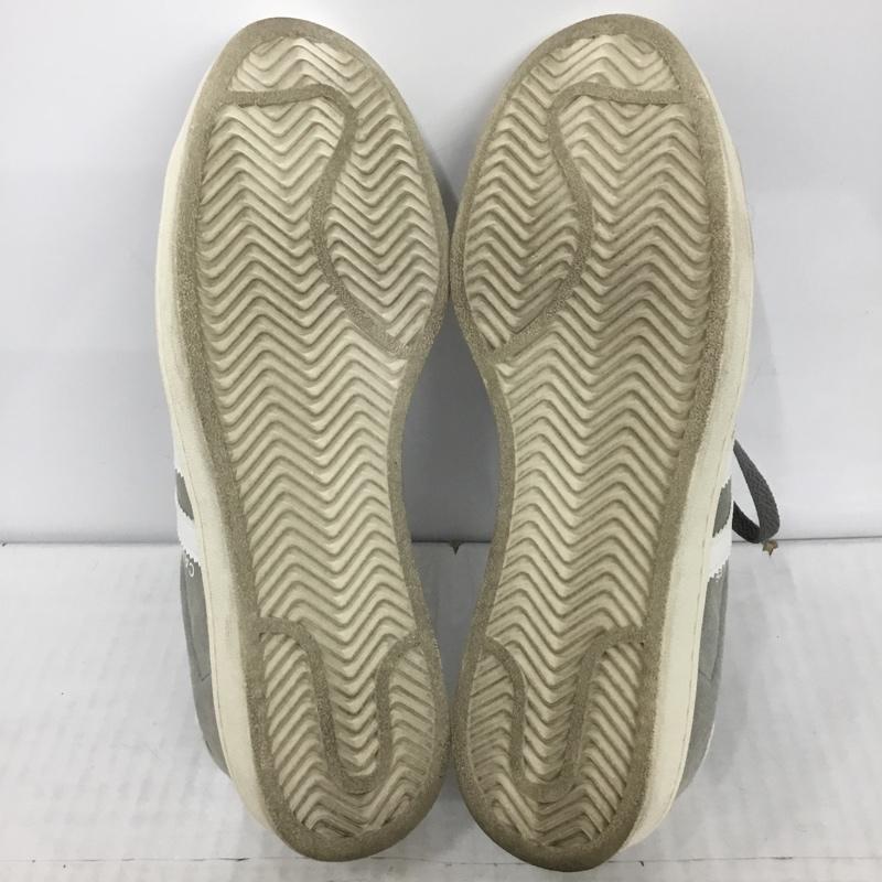 アディダス adidas スニーカー スニーカー BZ0085 CAMPUS 25.5cm 25.5cm ロゴ、文字 灰 / グレー / X 白 / ホワイト /  メンズ USED 古着 中古 10123630