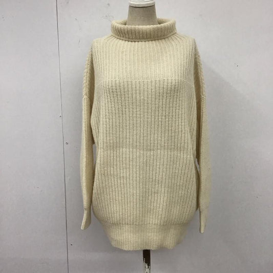 マカフィー MACPHEE ニット、セーター 長袖 1 無地 白 / ホワイト /  レディース USED 古着 中古 10121723