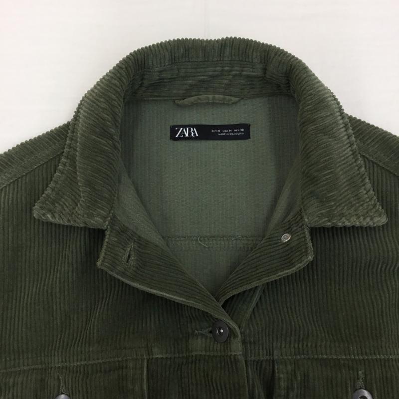ザラ ZARA ジャケット、上着 ジャケット、ブレザー M 無地 緑 / グリーン /  レディース USED 古着 中古 10144415