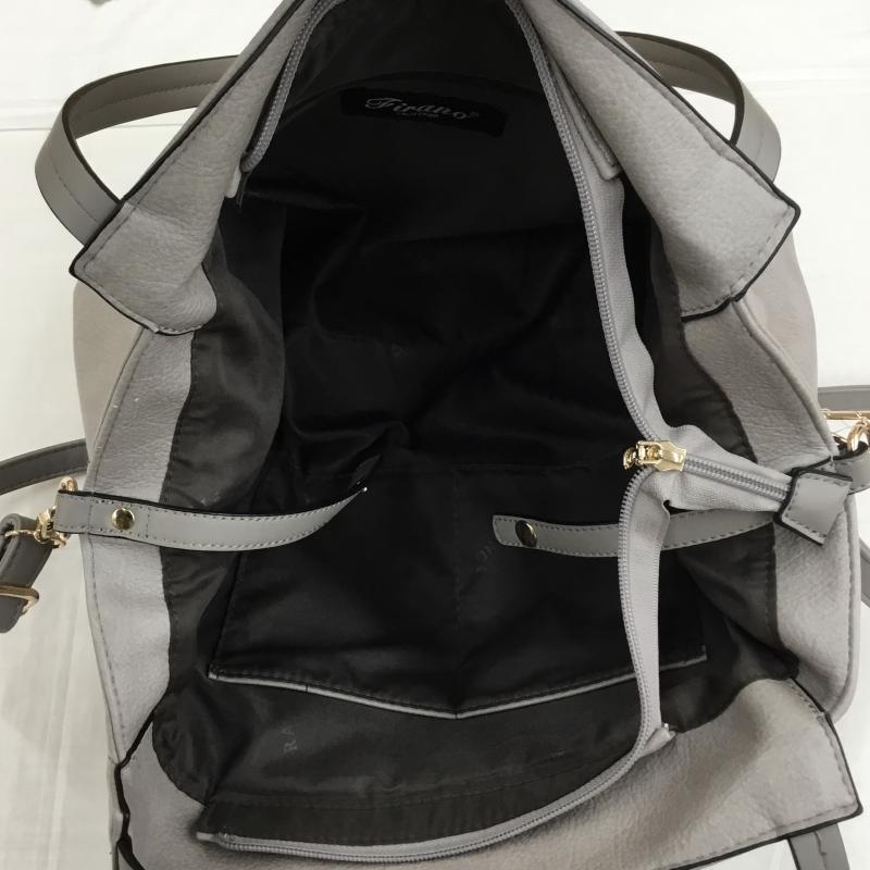 フィラノ FIRANO トートバッグ トートバッグ ロゴ、文字 灰 / グレー /  レディース USED 古着 中古 10143326