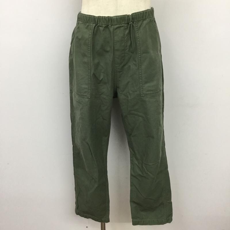 ガンホー GUNG HO パンツ ワークパンツ、ペインターパンツ ベイカーイージーパンツ 49278 M 無地 カーキ / カーキ /  メンズ USED 古着 中古 10119856