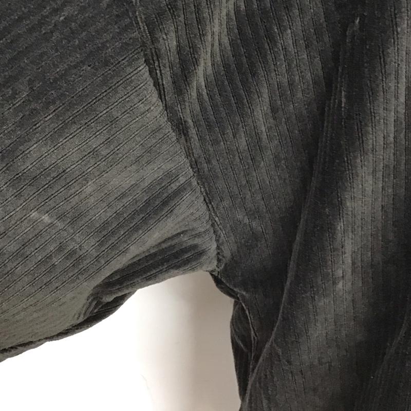 センスオブプレイス SENSEOFPLACE カットソー 長袖 長袖カットソー クルーネックカットソー ロングスリーブカットソー コーデュロイ L 無地 灰 / グレー /  メンズ USED 古着 中古 10113739