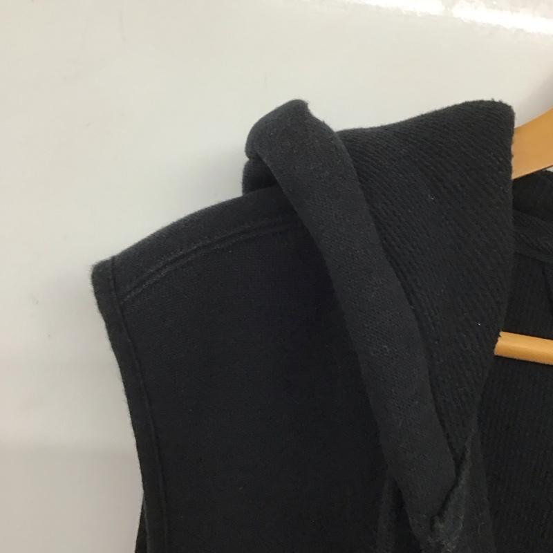 ポロラルフローレン POLO RALPH LAUREN ベスト ベスト ジップアップベスト ノースリーブカットソー アウター パーカー L ロゴ、文字 黒 / ブラック /  メンズ USED 古着 中古 10137827