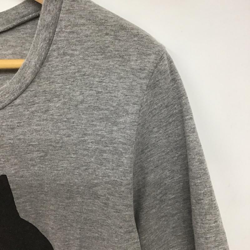 ニャー にゃー Tシャツ 半袖 Ne-net 3 プリント X ロゴ、文字 灰 / グレー /  メンズ USED 古着 中古 10133163