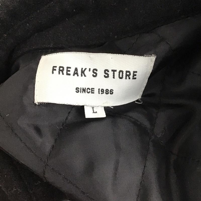 フリークスストア FREAK S STORE ジャケット、上着 ジャケット、ブレザー カジュアルジャケット カラージャケット アウター L 無地 黒 / ブラック /  メンズ USED 古着 中古 10123714