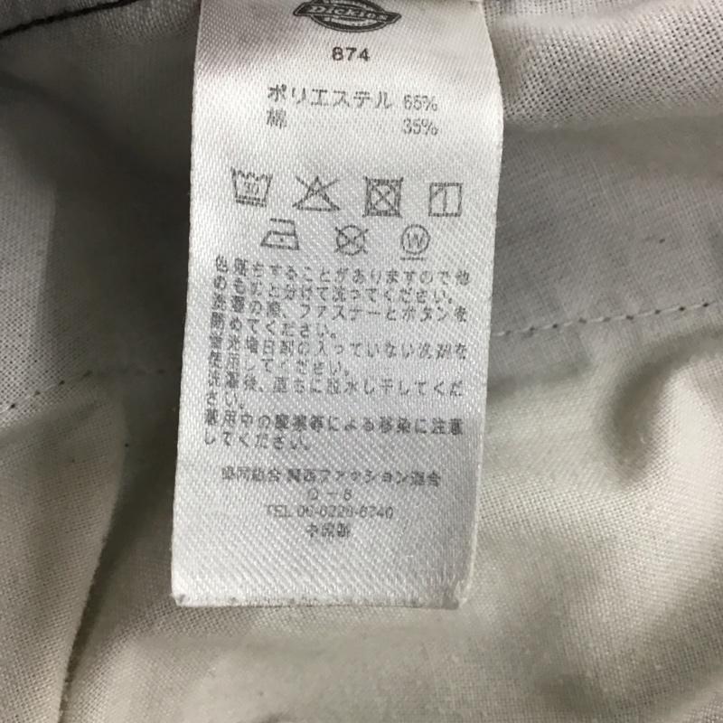 ディッキーズ Dickies パンツ ワークパンツ、ペインターパンツ ワークパンツ ワイドパンツ カジュアルパンツ 32インチ 無地 黒 / ブラック /  メンズ USED 古着 中古 10137362