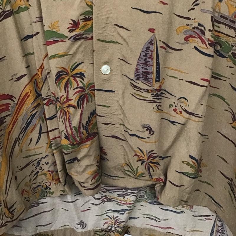 インヘリット INHERIT シャツ、ブラウス 半袖 半袖シャツ プリントシャツ ポケットシャツ プリント マルチカラー / マルチカラー /  メンズ USED 古着 中古 10140676