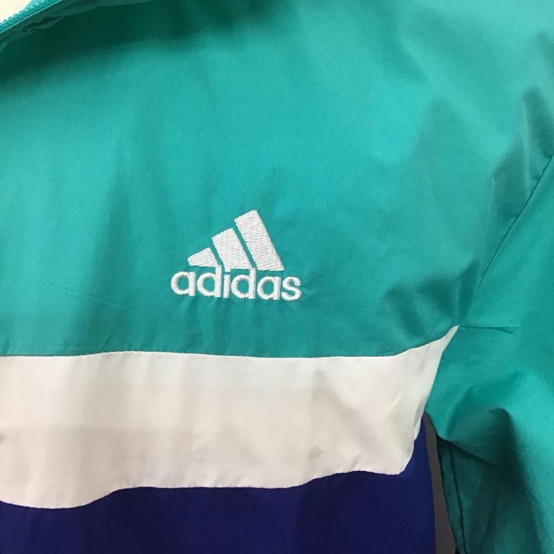 アディダス adidas ジャケット、上着 ジャケット、ブレザー DH3996 フード付き フーディー フルジップ スポーツウェア climastorm ロゴ、文字 白 / ホワイト / X 青 / ブルー / X 水色 / ライトブルー /  メンズ USED 古着 中古 10126014