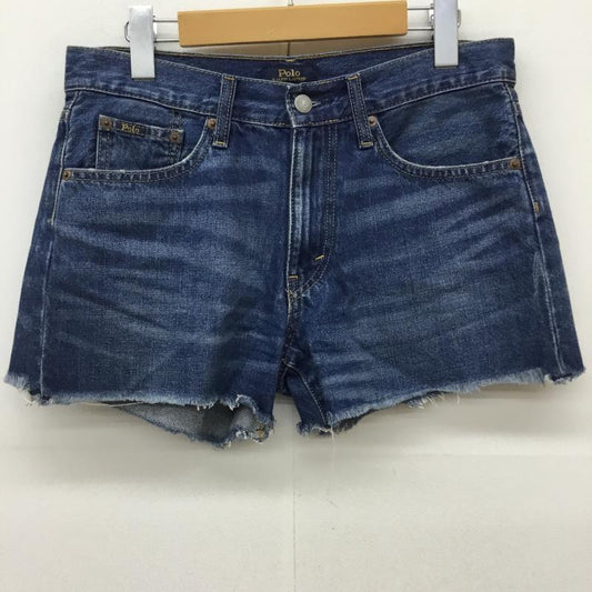 ポロラルフローレン POLO RALPH LAUREN パンツ ショートパンツ 27インチ 無地 インディゴ / インディゴ /  レディース USED 古着 中古 10139669