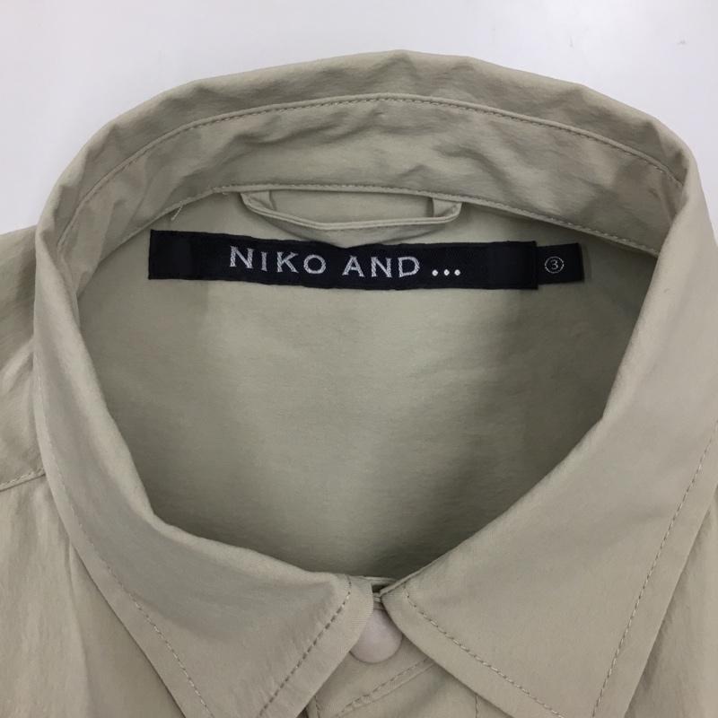ニコアンド niko and... ジャケット、上着 ジャケット、ブレザー H202MA22AD ナイロンコーチジャケット M 無地 カーキ / カーキ /  メンズ USED 古着 中古 10111891