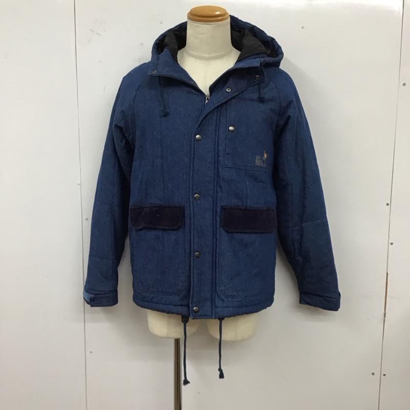 ゴースローキャラバン go slow caravan ジャケット、上着 ジャンパー、ブルゾン 340229 中綿ジャケット ジップアップジャケット アウター 4 ロゴ、文字 インディゴ / インディゴ /  メンズ USED 古着 中古 10120614