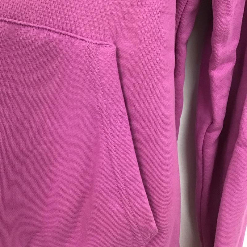 アディダス adidas パーカー 長袖 hs8894 スウェット プルオーバーパーカー S ロゴ、文字 紫 / パープル /  レディース USED 古着 中古 10147696