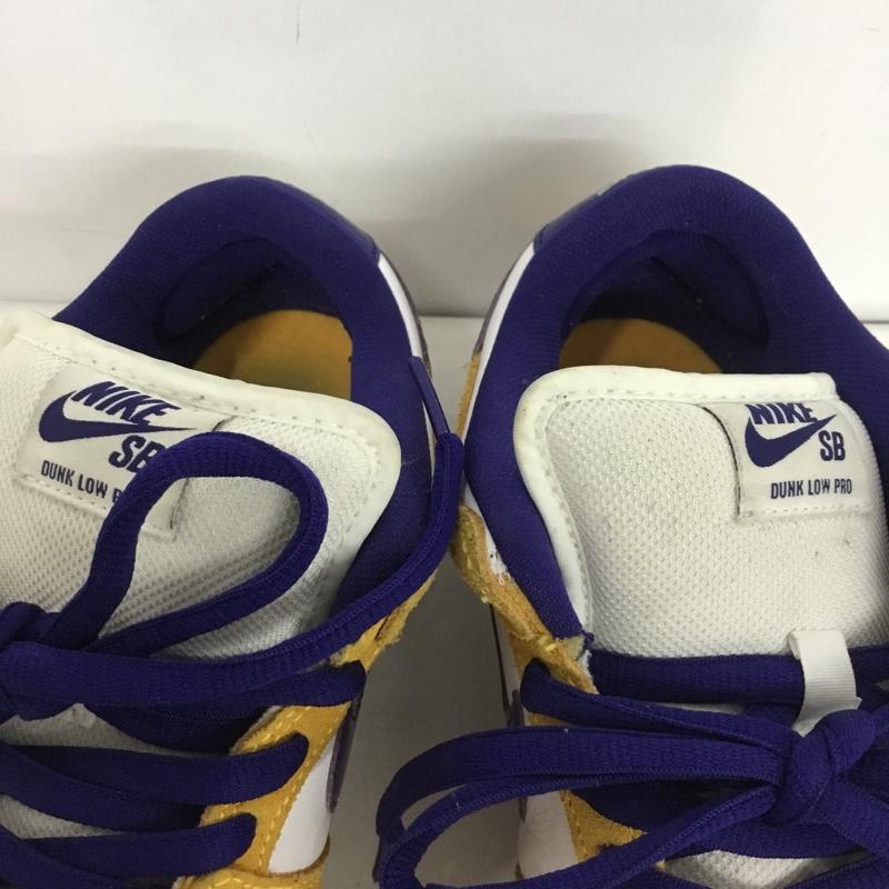 ナイキ NIKE スニーカー スニーカー BQ6817-800 SB DUNK LOW PRO 26cm 箱有 26.0cm ロゴ、文字 白 / ホワイト / X 橙 / オレンジ / X 紫 / パープル /  メンズ USED 古着 中古 10150369