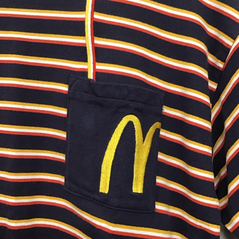 デザインティーシャツストアグラニフ Designtshirtsstoregraniph Tシャツ 半袖 半袖カットソー プリントTシャツ クルーネックカットソー S ボーダー柄 マルチカラー / マルチカラー /  メンズ USED 古着 中古 10145741