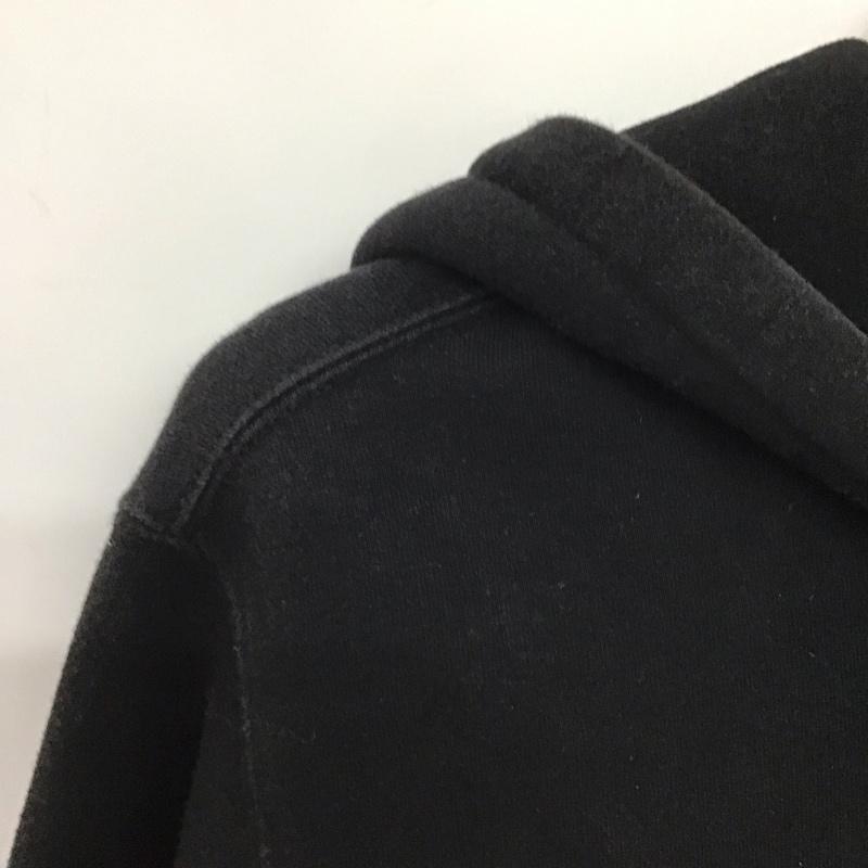 ステューシー STUSSY パーカー 長袖 長袖パーカー プルオーバーパーカー スウェット L ロゴ、文字 黒 / ブラック /  メンズ USED 古着 中古 10142614