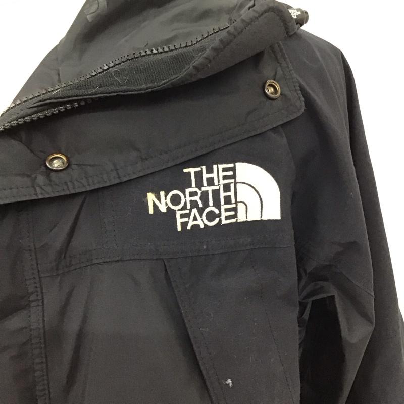 ザノースフェイス THE NORTH FACE ジャケット、上着 ジャンパー、ブルゾン np-2190 マウンテンパーカ ジップアップジャケット 長袖パーカー ナイロンジャケット L ロゴ、文字 黒 / ブラック /  メンズ USED 古着 中古 10117637