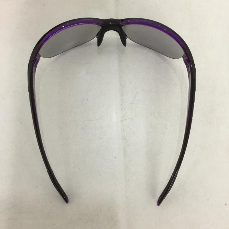 スワンズ Swans めがね・サングラス サングラス LN-0053 LUNA 偏光レンズモデル スポーツサングラス 箱有 ロゴ、文字 黒 / ブラック / X 紫 / パープル /  メンズ USED 古着 中古 10141095