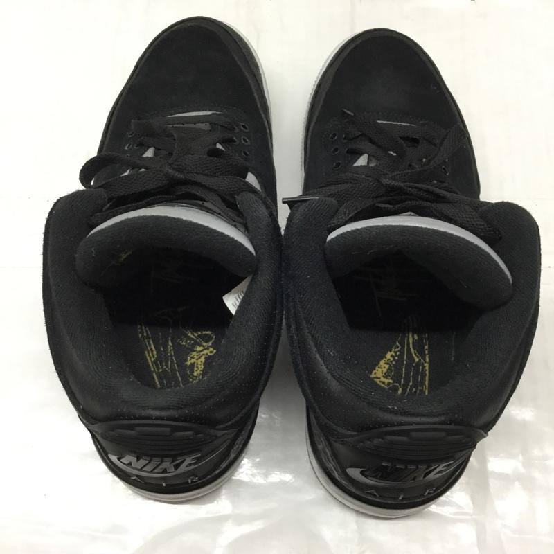 ナイキ NIKE スニーカー スニーカー CK4348-007 AIR JORDAN 3 RETRO TH 27cm 27.0cm ワンポイント 黒 / ブラック / X 灰 / グレー / X 白 / ホワイト /  メンズ USED 古着 中古 10112500